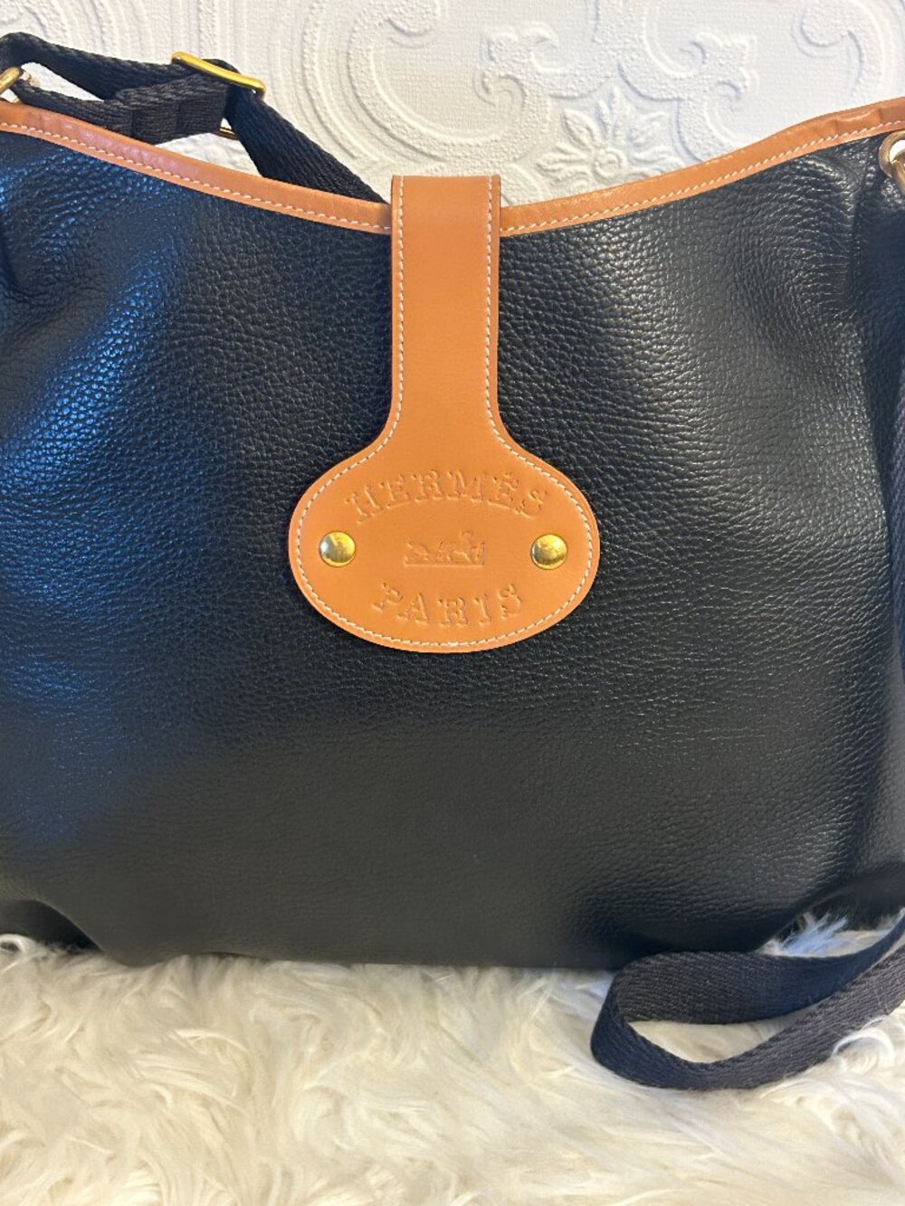 Hermes Rodeo Bag in Vachette Grainee Des Ardennes Leather